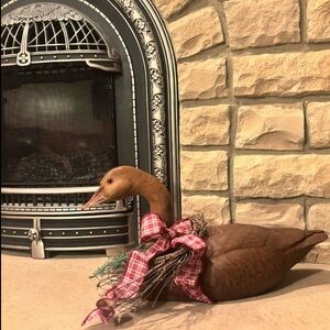 Vintage Duck Goose Decoy Life Size Antique Farmhouse Cottage Rustic Table Decor